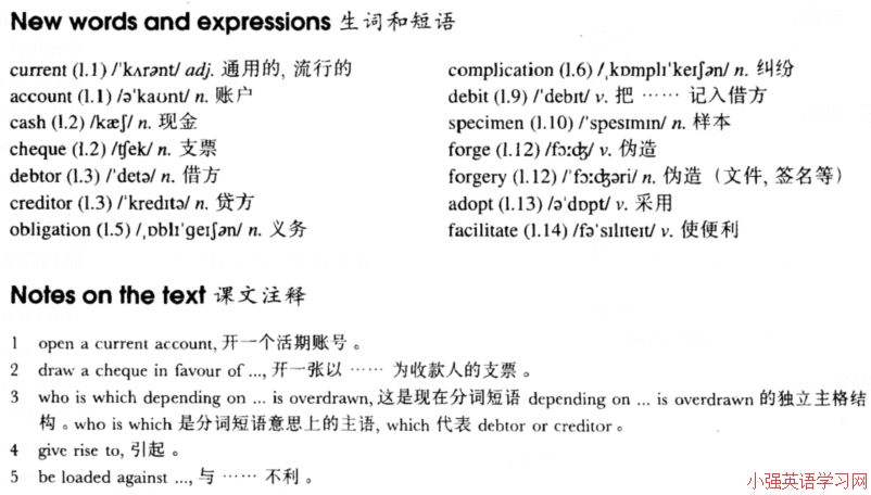 Lesson 12 Banks and their customers 银行和顾客 